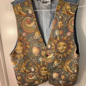 Vintage Guiseppe Denim Women’s Vest Size Medium
